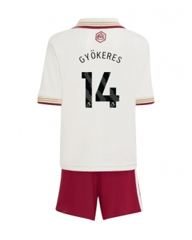 Billige Fotballdrakt Arsenal Viktor Gyokeres #14 Replika Tredjedraktsett Barn 2025-26 Kortermet (med bukser)
